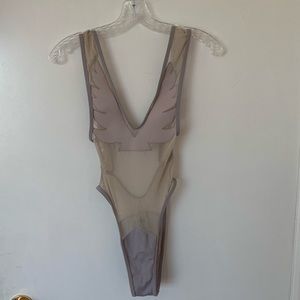 Minimal Animale Firebird Swimsuit in Grey